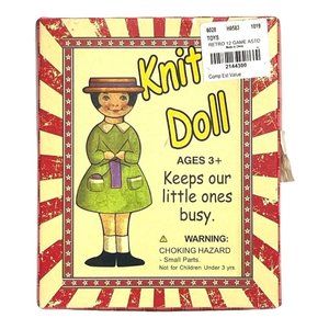 Knitting Doll Keeps Little Ones Busy - Open Box - New